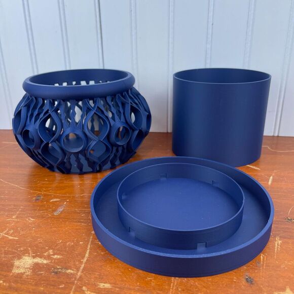 The Lyren Planter Pot & Orchid Pot Hybrid, Orchid Planter with Flower Pot - Picture 8 of 10